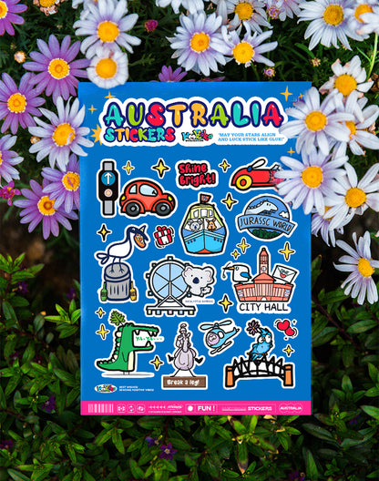 Australia's icon Stickers-Green
