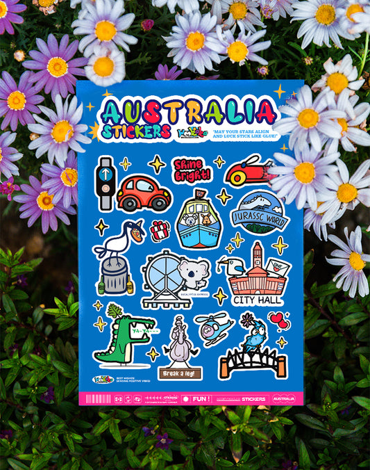 Australia's icon Stickers-Green