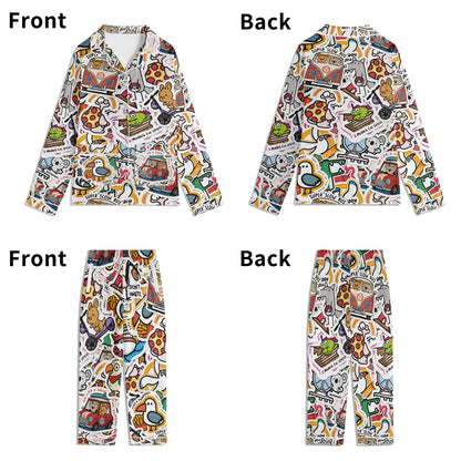 Children Long Sleeve Nightwear Pajama Set