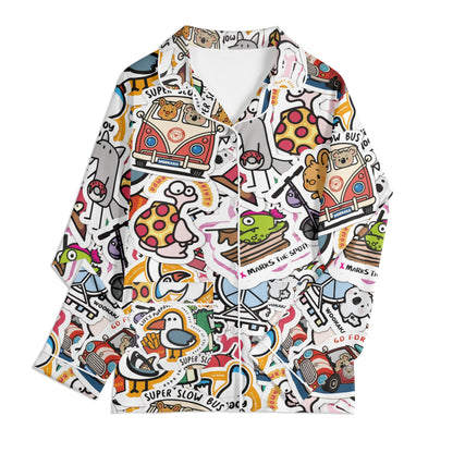 Children Long Sleeve Nightwear Pajama Set