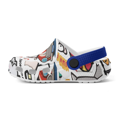 Kid's All Over Printing Classic Clogs